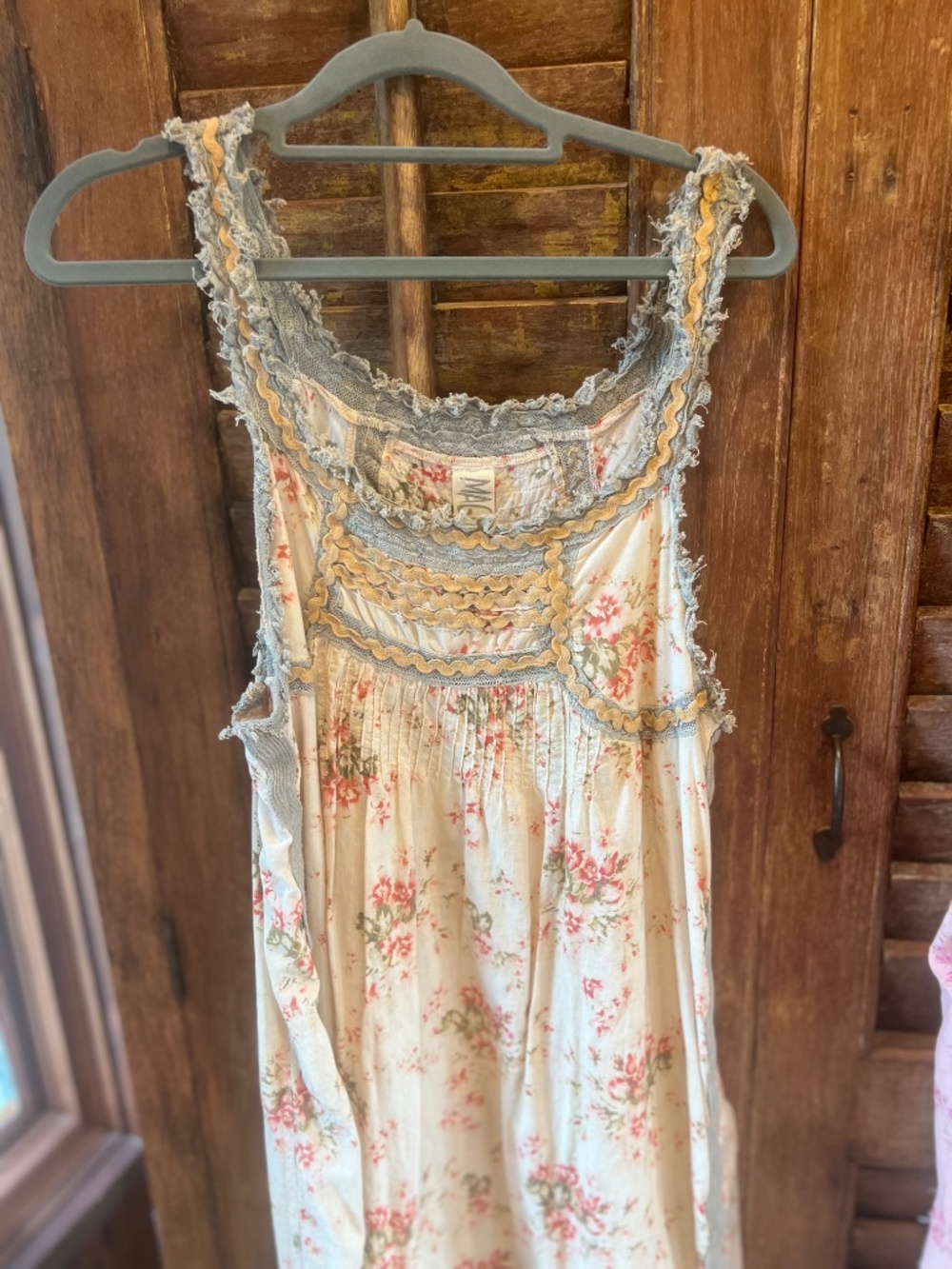 Magnolia Pearl Clementine Slip Dress with applique and Ric Rac Trim - Picture 9 of 9